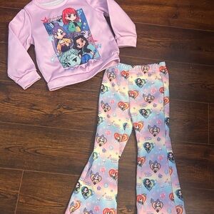 “K POP DEMON HUNTERS” sweater& pants 4T